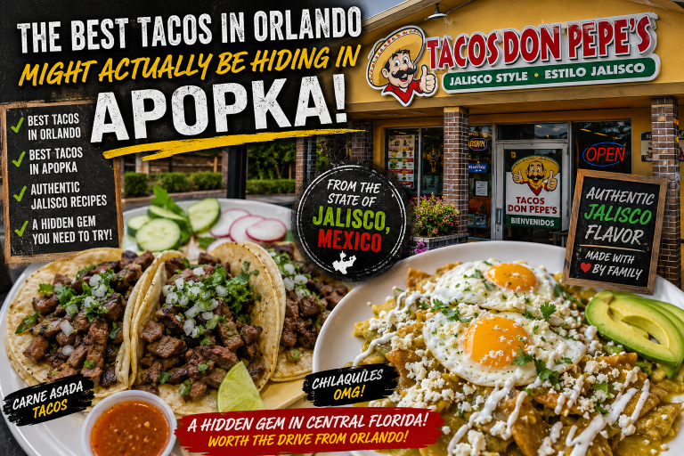 Read more about the article The Best Tacos in Orlando Might Actually Hiding in Apopka: My Experience at Tacos Don Pepes